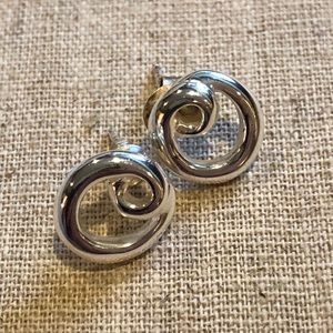 Sterling silver post earrings